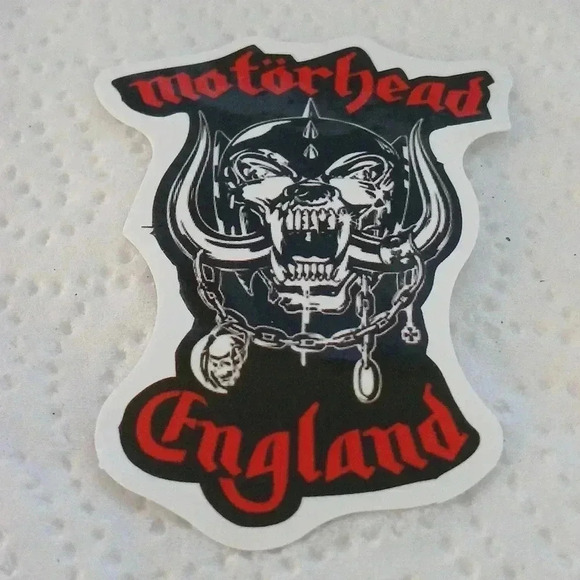 Motorhead England waterproof sticker..nwt....we bundle enjoy - Picture 1 of 4